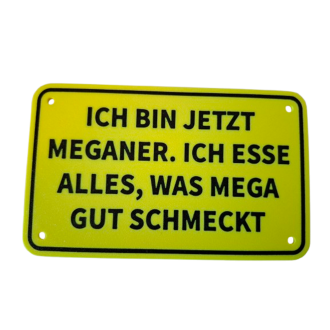Schild "Meganer"