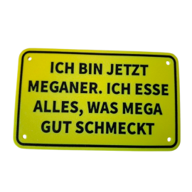 Schild "Meganer"