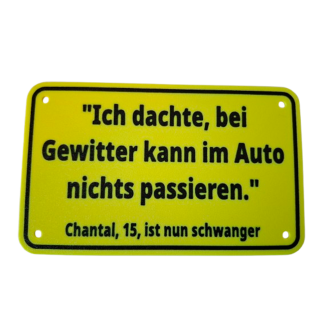 Schild "Chantal"