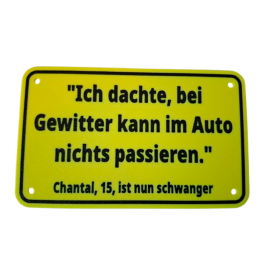 Schild "Chantal"