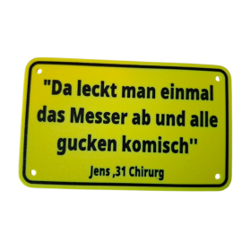Schild "Jens"