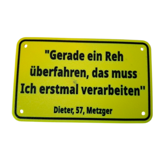 Schild "Dieter"
