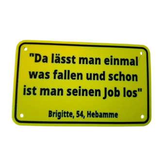 Schild "Brigitte"