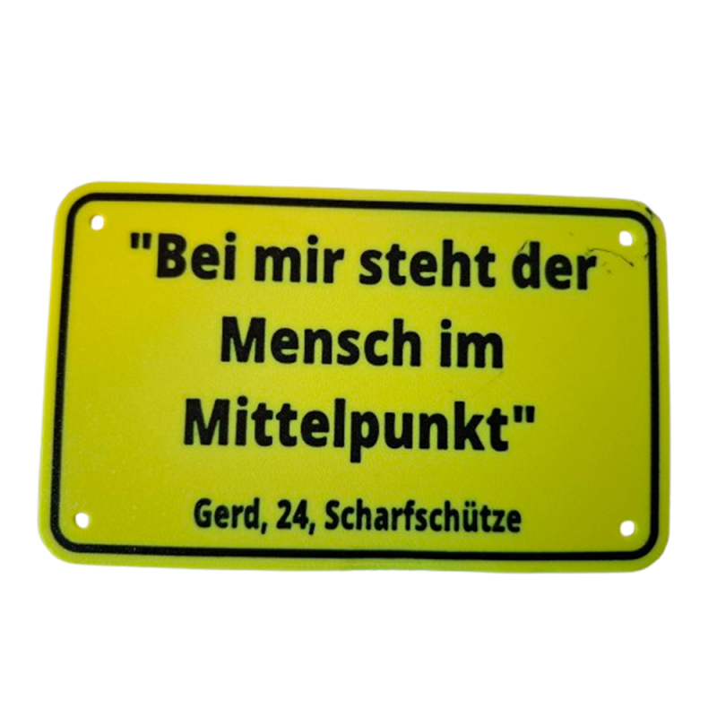 Schild "Gerd"