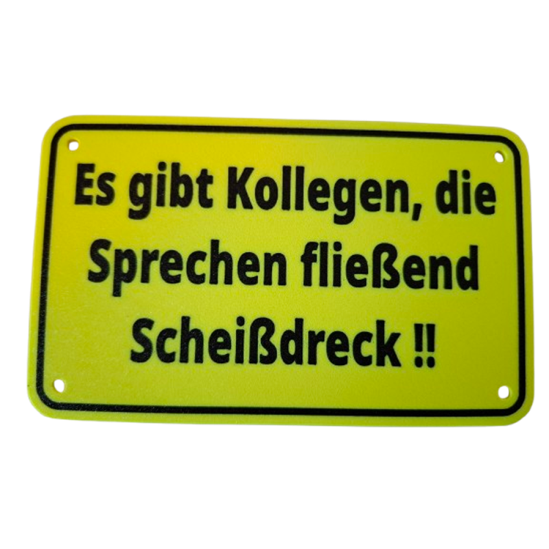 Schild "Kollegen"