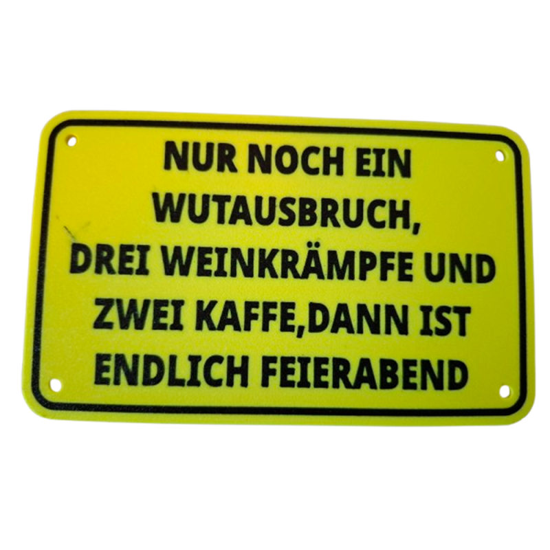 Schild "Wutausbruch"