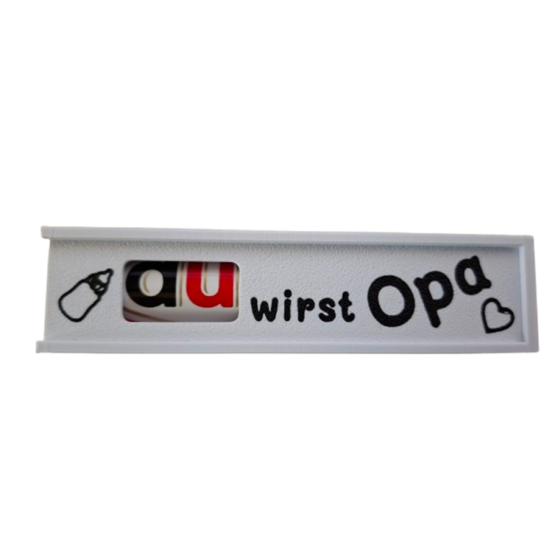 Schokoriegelbox "Du wirst Opa"