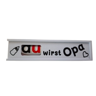 Schokoriegelbox "Du wirst Opa"