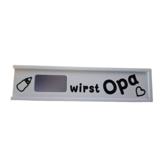 Schokoriegelbox "Du wirst Opa"