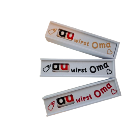 Schokoriegelbox "Du wirst Oma"