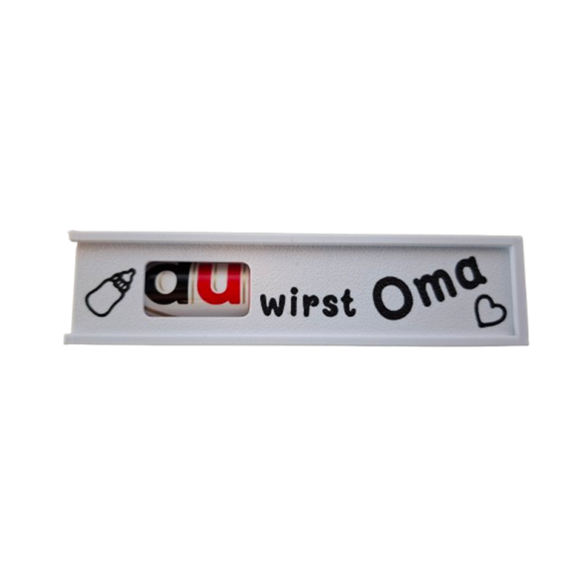 Schokoriegelbox "Du wirst Oma"