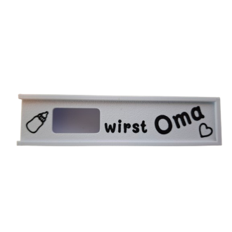 Schokoriegelbox "Du wirst Oma"