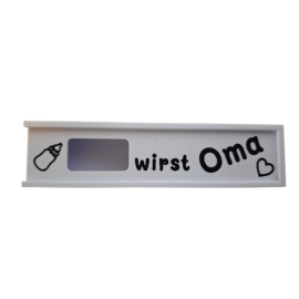 Schokoriegelbox "Du wirst Oma"