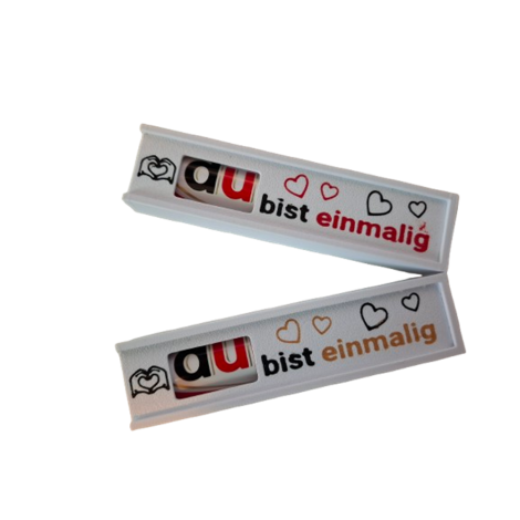 Schokoriegelbox "Du bist einmalig"
