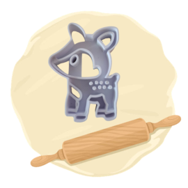 Keksausstecher "Reh"