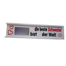 Schokoriegelbox "Du bist die beste Schwester der Welt"