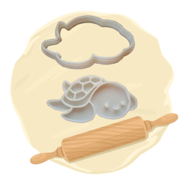 Keksausstecher "Schildkröte"