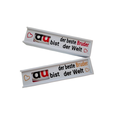 Schokoriegelbox "Du bist der beste Bruder der Welt"