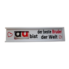 Schokoriegelbox "Du bist der beste Bruder der Welt"