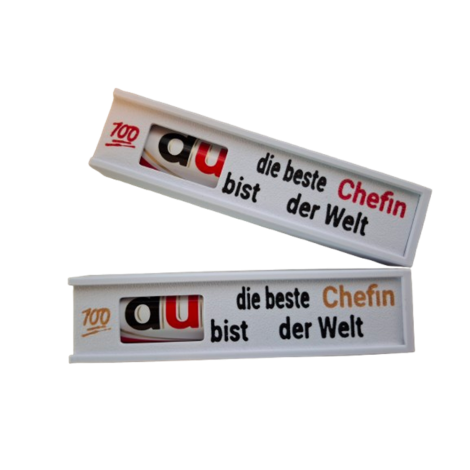 Schokoriegelbox "Du bist die beste Chefin der Welt"
