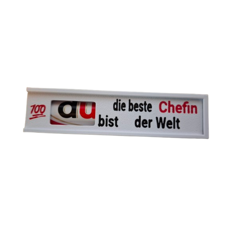Schokoriegelbox "Du bist die beste Chefin der Welt"