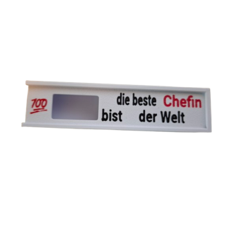 Schokoriegelbox "Du bist die beste Chefin der Welt"