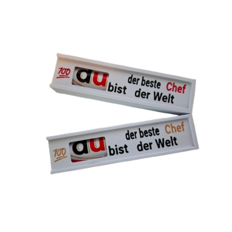 Schokoriegelbox "Du bist der beste Chef der Welt"
