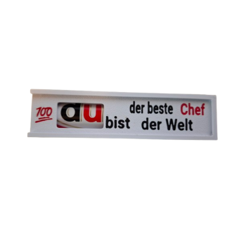 Schokoriegelbox "Du bist der beste Chef der Welt"
