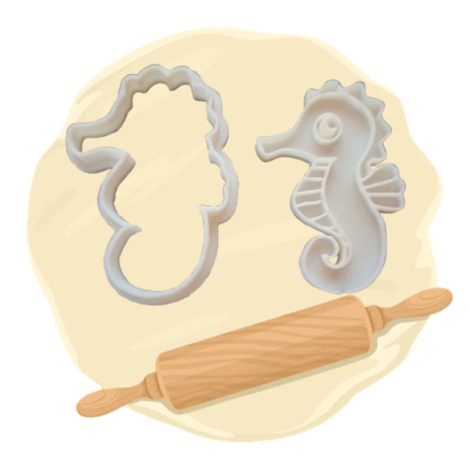 Keksausstecher "Seepferdchen"