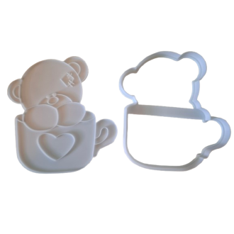 Keksausstecher "Teddy in Tasse"