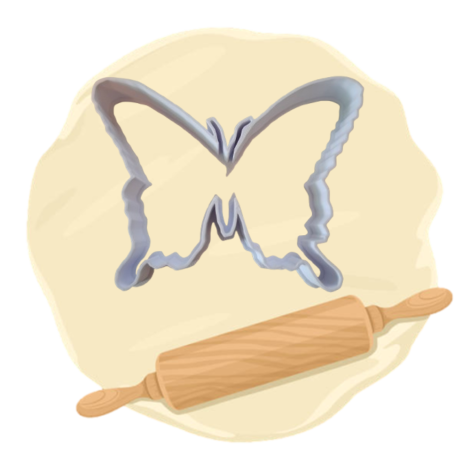 Keksausstecher "Schmetterling"