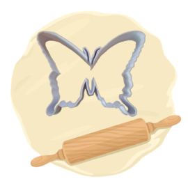Keksausstecher "Schmetterling"