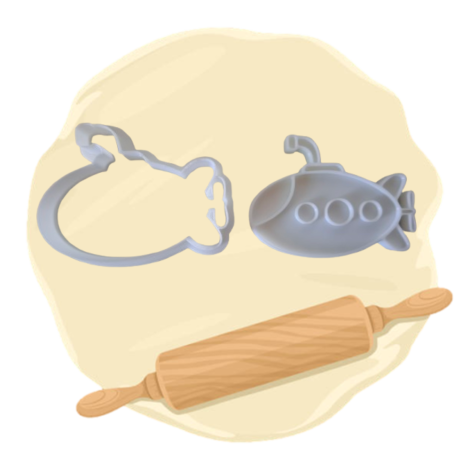 Keksausstecher "U-Boot"