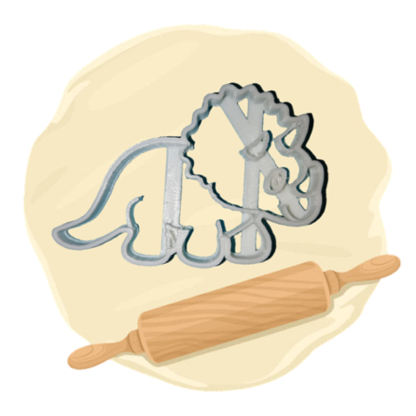 Keksausstecher "Dinosaurier"