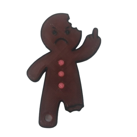 Schlüsselanhänger "Lebkuchenmann"