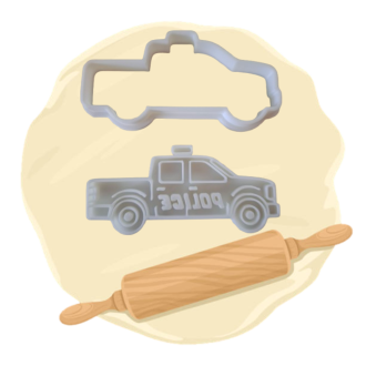 Keksausstecher "Polizeiauto"