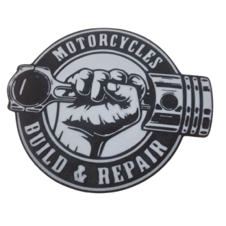 Untersetzer "Motorradwerkstatt"