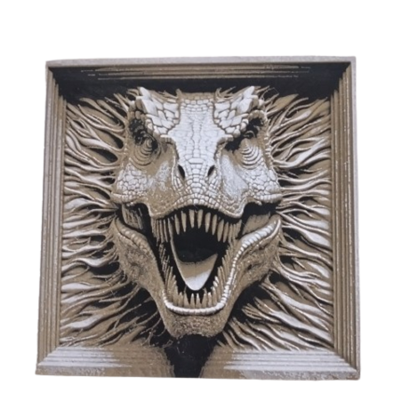 3D-Bild "Dinosaurier"