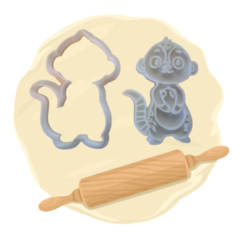 Keksausstecher "Erdmännchen"