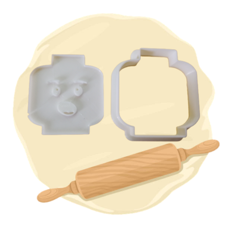Keksausstecher "Kopf"