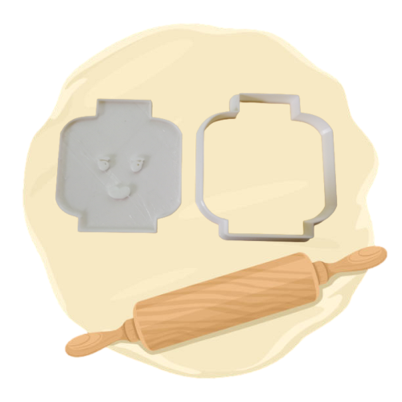 Keksausstecher "Kopf"