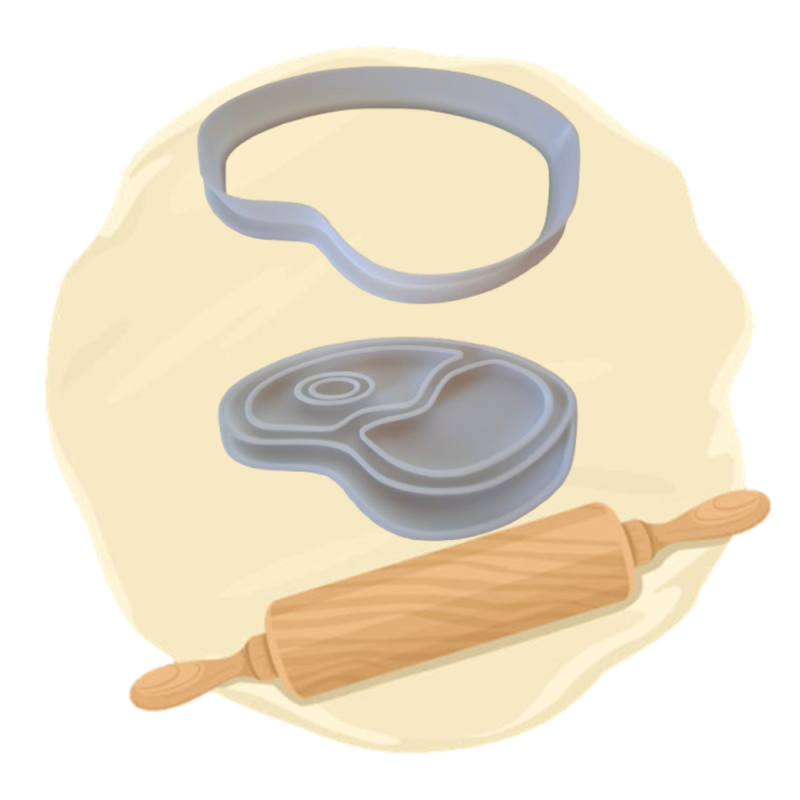 Keksausstecher "Steak"