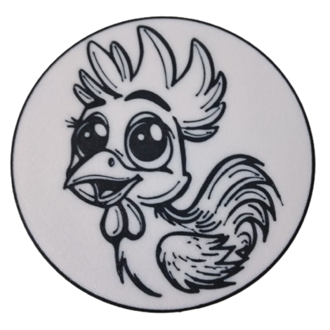 Untersetzer "Huhn"