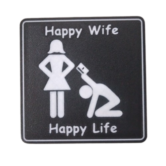 Untersetzer "Happy Wife"