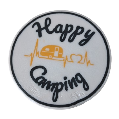 Untersetzer "Happy Camping"