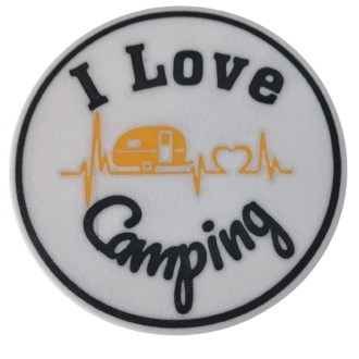 Untersetzer "I Love Camping"