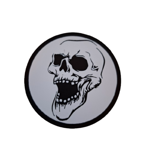 Untersetzer "Skelettkopf"