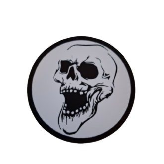 Untersetzer "Skelettkopf"