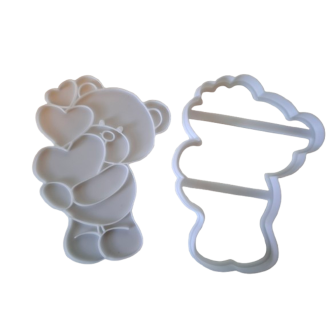 Keksausstecher "Teddy Herzen"