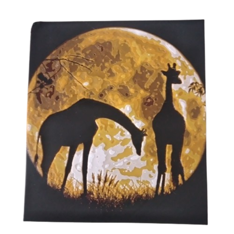 3D-Bild "Giraffen"